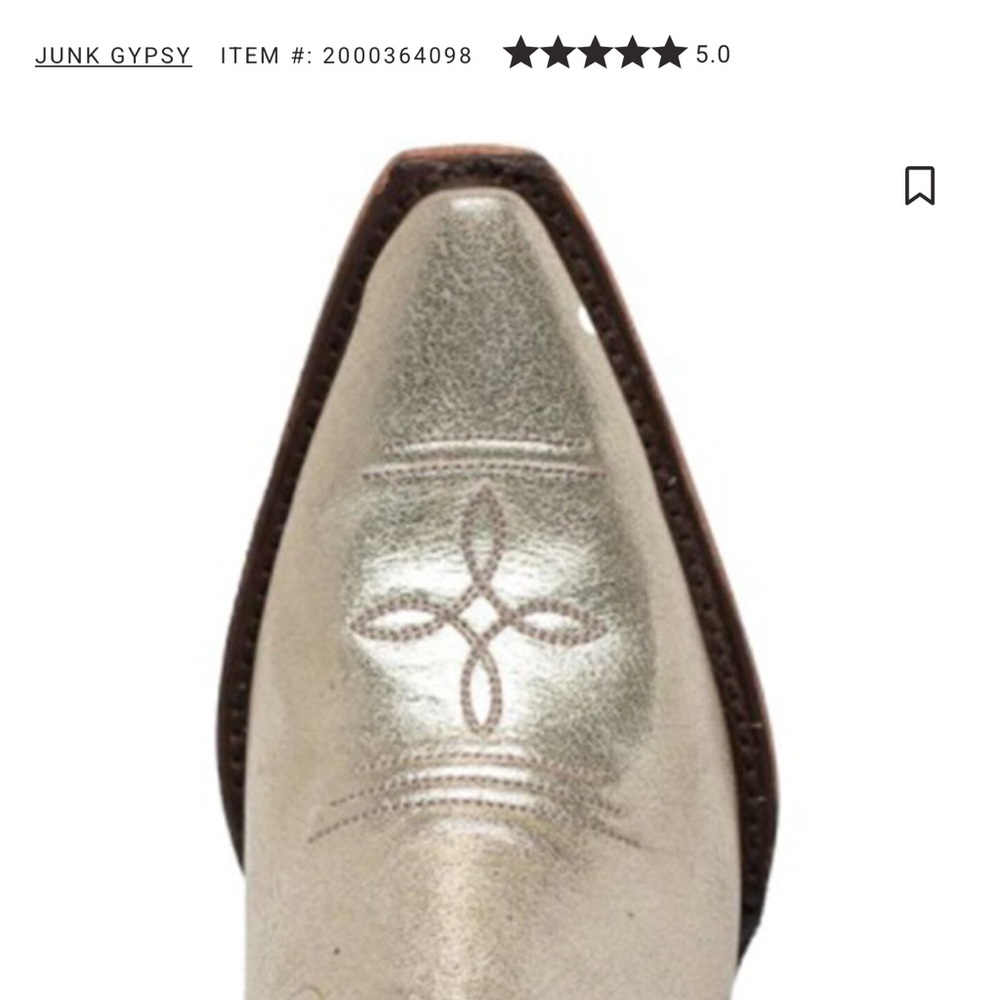 Junk Gypsy Women's Silver Fringe Ankle Boots - Picture 4 of 9